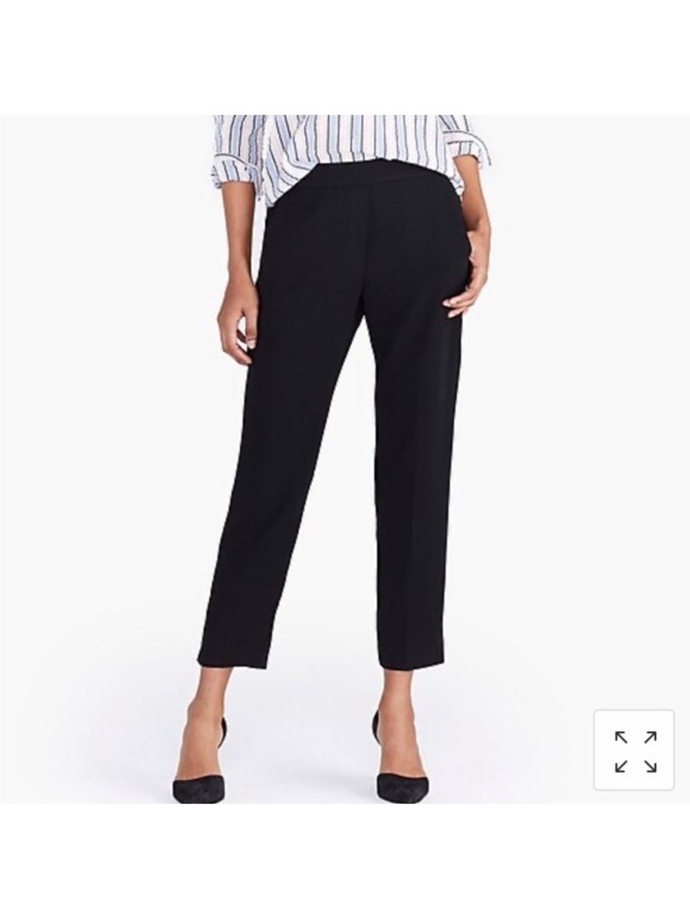 J. Crew Jamie Pull-on Black 8 Pants